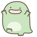 Cute Sumikko Gurashi Tokage and Real Tokage cursor