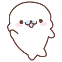 Kawaii Mamegoma Shiro Goma cursor