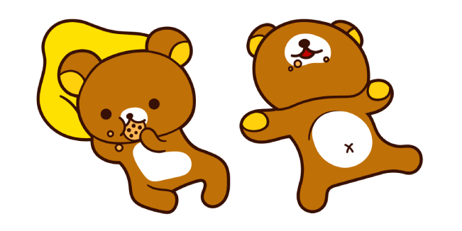Rilakkuma Eating Cookie
