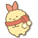 San-X Ebifurai No Shippo and Tonkatsu in Scarves pointer