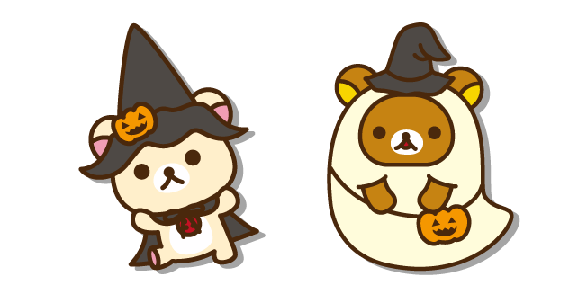 San-X Ghost Rilakkuma and Witch Korilakkuma
