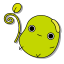 San-X Mamepyon and Edamame in a Pea Pod cursor