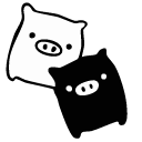 San-X Monokuro Boo Pigs pointer