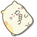 San-X Neko Eating Hanami Dango and Pancakes pointer