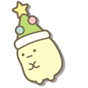 San-X Penguin and Tapioca in Christmas Tree Costumes pointer