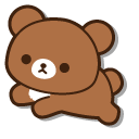 San-X Rilakkuma Chairoikoguma with Fish pointer