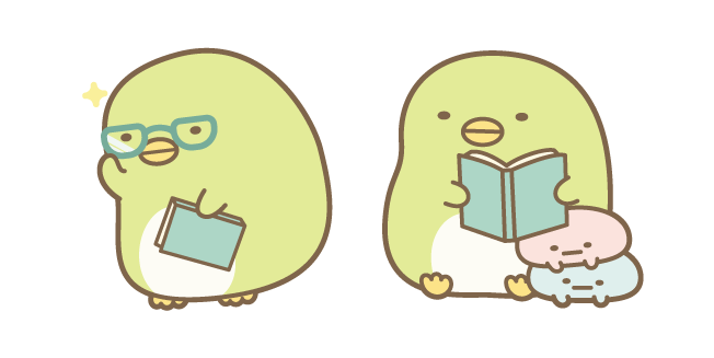 San-X Sumikko Gurashi Penguin with a Book