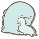 San-X Tokage with a Dino Plush Toy cursor