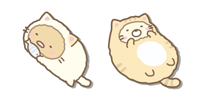 San-X Tonkatsu and Neko in Cat Costumes