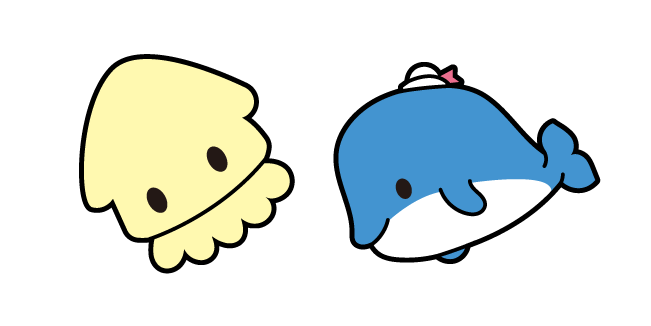 Captain Willy the Whale and Yellow Squid
