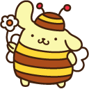 Pompompurin and Flower cursor