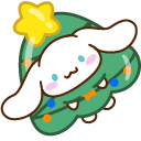 Sanrio Cinnamoroll and Christmas pointer
