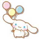 Sanrio Cinnamoroll with Colorful Balloons pointer