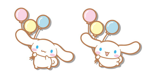 Sanrio Cinnamoroll with Colorful Balloons