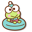 Sanrio Keroppi and Pompompurin on Snow Tubes pointer