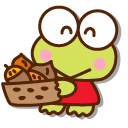 Sanrio Keroppi with a Basket of Acorns cursor