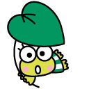 Sanrio Keroppi with Leaf cursor