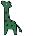 Sanrio Kirin Green Giraffe cursor