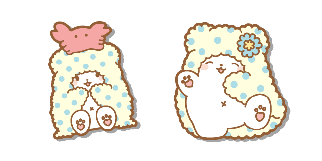 Sanrio Marumofubiyori Moppu and Kanikama