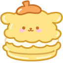 Sanrio Pompompurin Ice Cream and Macaron cursor