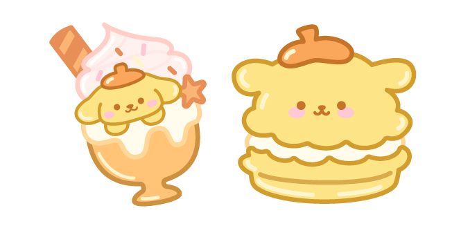 Sanrio Pompompurin Ice Cream and Macaron