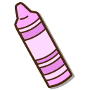 Sanrio Tuxedo Sam with a Pink Crayon pointer