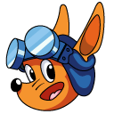 Sega Rocket Knight Sparkster and a Sword cursor