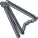 The Seven Deadly Sins Ban Three-Section Staff pointer