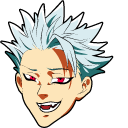 The Seven Deadly Sins Ban Three-Section Staff cursor