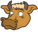 Seven Little Monsters Belinda and Cowbell cursor