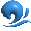 Simple 3D Blue Waves cursor