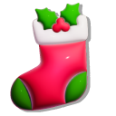 Simple 3D Christmas Ball and Christmas Stocking cursor