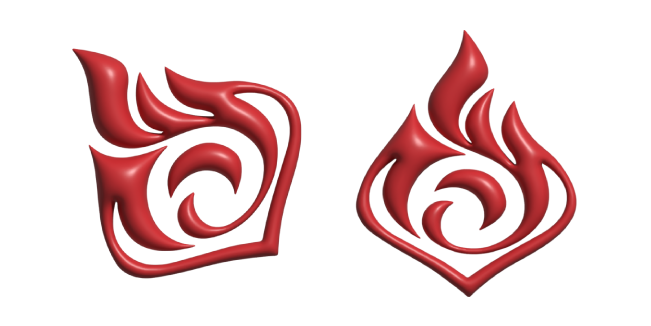 Simple 3D Genshin Impact Pyro
