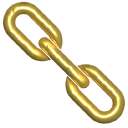 Simple 3D Gold Chain pointer
