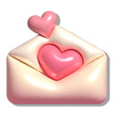 Simple 3D Love Message and Love Letter cursor