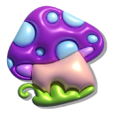 Simple 3D Magical Frog and Mushroom pointer