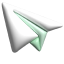 Simple 3D White Paper Planes pointer