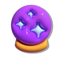 Simple 3D Witch Hat and Crystal Ball cursor
