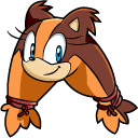 Sonic Sticks the Badger and Boomerang cursor