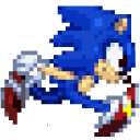 Sonic the Hedgehog Pixel cursor