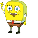 Increasingly Buff SpongeBob pointer