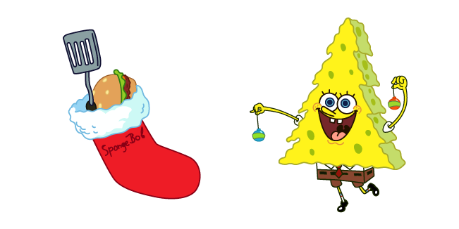 SpongeBob and Christmas Sock