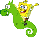SpongeBob and Mystery the Seahorse pointer