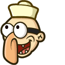 SpongeBob Barnacle Boy Blue Glove cursor