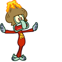 SpongeBob Captain Magma Squidward cursor