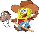 SpongeBob Cowboy Yeehaw Meme cursor