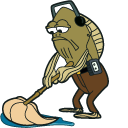 SpongeBob Fred the Fish Mopping cursor