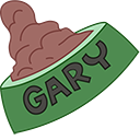 SpongeBob Gary the Snail Food Bowl pointer