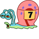 SpongeBob Gary the Snail Race Competitor cursor