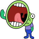 SpongeBob Hoopla Fish cursor